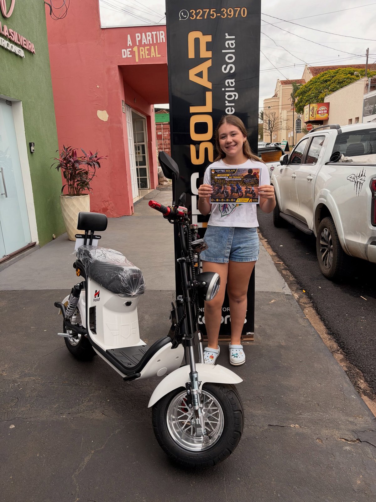 Entrega de Harley ao cliente
