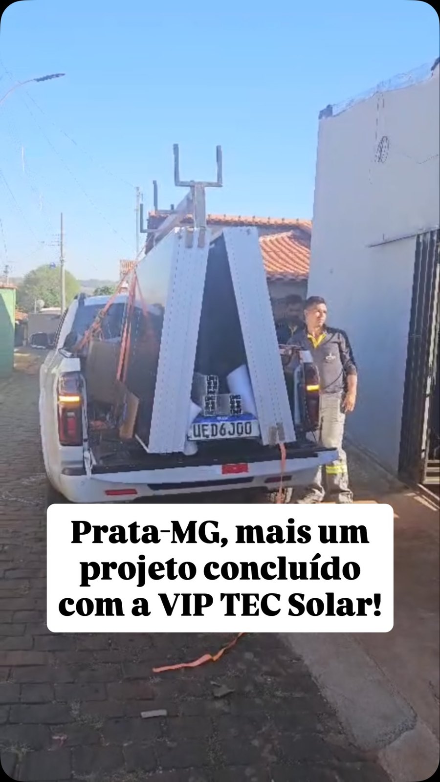 Projeto concluído em Prata-MG