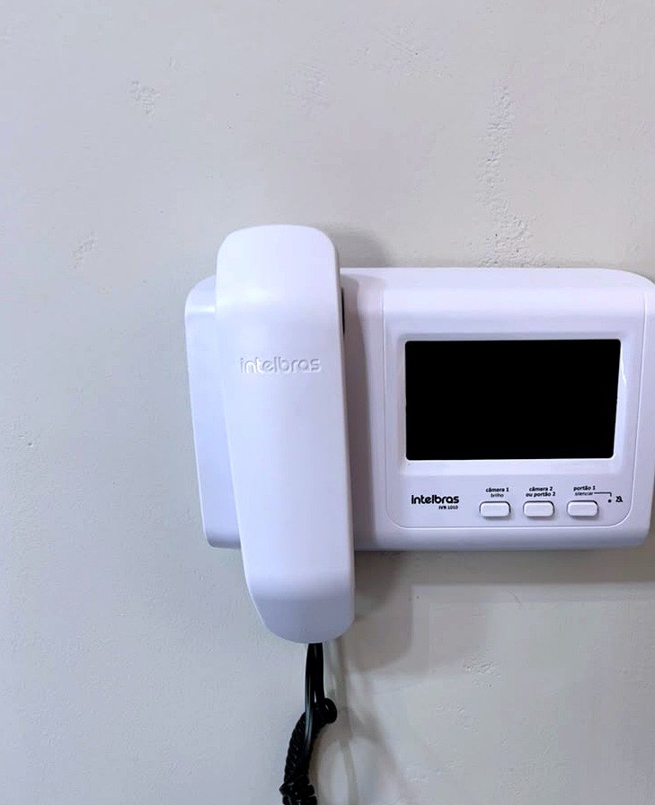 Porteiro eletrônico instalado